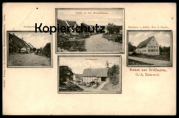 ALTE POSTKARTE GRUSS AUS IRSLINGEN O.-A. ROTTWEIL GASTHAUS ZUM ADLER DORFPARTIE AK Ansichtskarte Postcard Cpa - Rottweil