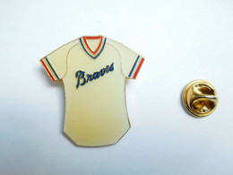 Beau Pin's , Baseball , Polo Grand Modèle , Braves D' Atlanta , - Baseball