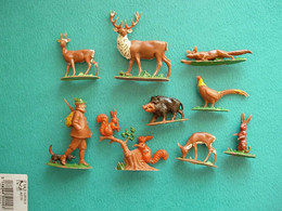 SERIE DE 9 FIGURINES PUBLICITAIRES JACQUET - LA CHASSE - Autres & Non Classés