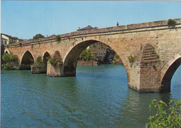 CPSM ESPAGNE ORENSE - PETIN - LA RUA  Pont Romain Sur Le Fleuve Sil - Orense