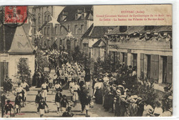 Estissac - Grand Concours National De Gymnastique Du 10 Août 1913 - Le Défilé - La Section Des Fillettes De Bar Sur Aube - Andere Gemeenten