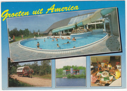 Loohorst - Gran Dorado, Peelheideweg 25, America  - Waterglijbaan, Zwembad, Paardentram - Limburg / Holland - Horst