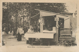 Le Glacier Populaire Paris Vecu. Ice Cream Seller . - Street Merchants