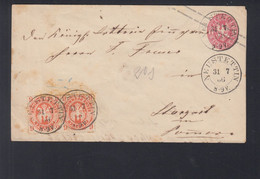 Dt. Reich GSK 1902 Auggen Nach Schweiz - Postal  Stationery