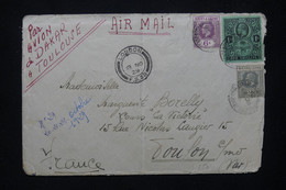 SIERRA LEONE - Enveloppe Pour La France En 1929 Par Avion Via Londres, Voir Au Dos Cachets De Transit - L 76522 - Sierra Leone (...-1960)