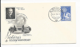 Griechenland 636 - 2 Dr Rotary - FDC - FDC