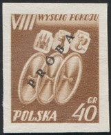 Poland 1955, Mi 905 VIII International Cycling Peace Race Original Proof Colour Guarantee PZF Expert Wysocki MNH** W04 - Proeven & Herdruk