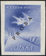 Poland 1955, Mi 906 VIII International Cycling Peace Race Original Proof Colour Guarantee PZF Expert Wysocki MNH** W04 - Ensayos & Reimpresiones