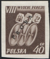 Poland 1955, Mi 905 VIII International Cycling Peace Race Original Proof Colour Guarantee PZF Expert Wysocki MNH** W04 - Ensayos & Reimpresiones