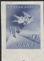 Poland 1955 Mi 906 VIII International Cycling Peace Race Original Proof Colour Guarantee PZF Expert Wysocki MNH** W04 - Proofs & Reprints