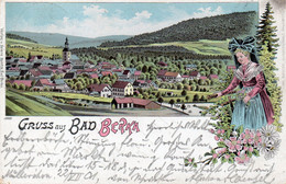 DC3058 - Gruss Aus Bad Berka, Schöne Litho Ak 1901 - Bad Berka