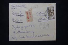 U.R.S.S. - Enveloppe En Recommandé De Moscou Pour Liepāja ( Lituanie ) En 1928 - L 76532 - Briefe U. Dokumente