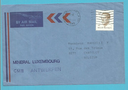 2126 Op Brief Stempel NEW ORLEANS 25/2/1985 + Op Brief PAQUEBOT / CMB ANTWERPEN - 1981-1990 Velghe