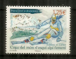 Coupe Du Monde De Ski Alpin Féminin En Andorre , Un Timbre Neuf **  Année 2016 - Unused Stamps