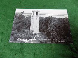 VINTAGE USA: WI University Of Wisconsin Carillon Tower B&w 1953 - Madison