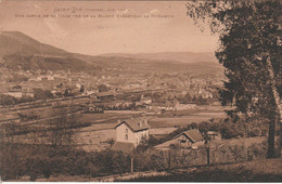 N° 8243 R -cpa Saint Dié -une Partie De La Ville Vue De La Maison Forestière De St Martin- - Saint Die