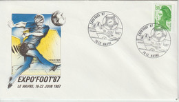 France 1987 Le Havre Expo Foot 87 - Cachets Commémoratifs