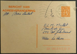 BELGIQUE - Entier Postal 1987 - Avis Changement Adresse - Brugge Le 04.02.1987 - BE - Aviso Cambio De Direccion