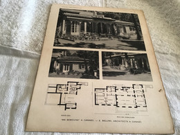 Villas Provençales Sur Carton Planche Plan De La Maison  Architecte A Cannes Ma Mimoune - Architecture