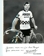 Gérard BESNARD * Coureur Cycliste Né à ST SYMPHORIEN * Cyclisme Vélo Tour De France * équipe PEUGEOT * Dédicace - Cyclisme