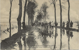 BREVANNES - CRUE DE LA SEINE -SUR LA ROUTE DE CRETEIL A BREVANNES -ANNEE 1910 - Limeil Brevannes