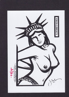 CPM Pin Up Tirage Limité Numérotés Non Circulé érotisme Nu Féminin Statue De La Liberté Liberty - Pin-Ups