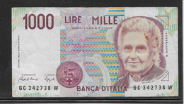 Italie - 1000 Lire - Pick N°114 - TTB - 1.000 Lire