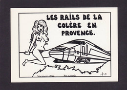 CPM Pin Up Tirage Limité Numérotés Non Circulé érotisme Nu Féminin Provence TGV - Pin-Ups
