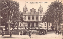 10444 "MONTE CARLO-LE CASINO"ANIMATA- VERA FOTO-CARTOLINA NON SPEDITA - Monte-Carlo