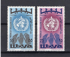 Libya 1968 - The 20th Anniversary Of WHO - Stamps 2v - MNH**- Excellent Quality - Libye