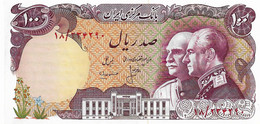 IRAN 1976 100 Rial - P.108 Neuf UNC - Iran