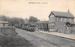 Breteuil          60        Intérieur De La Gare. Train          (voir Scan) - Breteuil