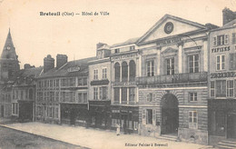 Breteuil          60         Place Et Hôtel De Ville         (voir Scan) - Breteuil