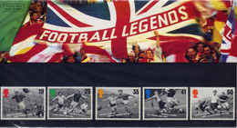 GB GREAT BRITAIN 1996 EUROPEAN FOOTBALL CHAMPIONSHIP LEGENDS PRESENTATION PACK No 267 +ALL INSERTS SOCCER FAMOUS PLAYERS - Nuovi