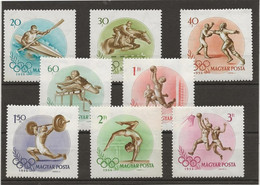 HONGRIE - JO MELBOURNE - N° 1202 A 1209 - NEUF SANS CHARNIERE -ANNEE 1956 - Unused Stamps