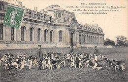 Chantilly          60          Chasse à Courre.  Meute De L'équipage Du Duc De Chartres       (voir Scan) - Chantilly