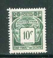 OCEANIE- Taxe Y&T N°18- Neuf Avec Charnière * - Timbres-taxe