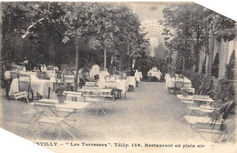 Chantilly         60         Restaurant En Plein Air. Les Terrasses    -  Déchirure-    (voir Scan) - Chantilly