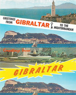 CPA Gibraltar-Greetings From Gibraltar LOT De 2 Cartes - Gibraltar
