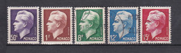 TIMBRES MONACO  PRINCE RAINIER III OBLITERES DU N° 344 AU 348 PM - Autres & Non Classés