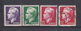 TIMBRES MONACO  PRINCE RAINIER III OBLITERES DU N° 344 AU 348 PM - Andere & Zonder Classificatie