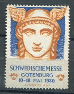 GOTENBORG 1930 MESSE - Erinnophilie