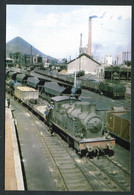 Carte-Photo Moderne "Manoeuvres De Trains Aux Mines De Hénin-Liétard - Années 50" - Treni