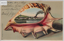 Gruss Aus Wädenswil - Präge-Litho Dampfschiff Paquebot - Wilhelm - Wädenswil