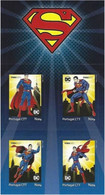 Portugal 2020 - Série Liga Da Justiça - DC Comics - Justice League Series - Superman Adhesive Stamps - Unused Stamps