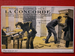 CPA - PUBLICITE - ASSURANCE - La Concorde - Publicité