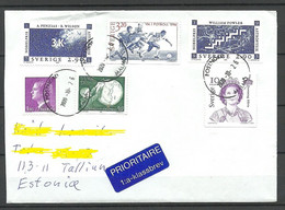 SCHWEDEN Sweden 2020 Air Mail Cover To Estonia O Malmö - Covers & Documents