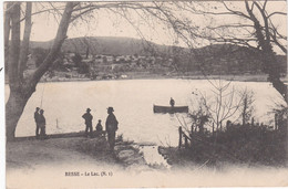 F4014 BESSE - VUE SUR LES PECHEURS AU BORD DU LAC - Besse-sur-Issole