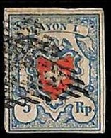 94988bA  - SWITZERLAND -  STAMPS  - Zumstein #  17 II -   Very Fine USED - Gebraucht