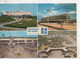 Cpa.75.Aéroport De Paris.aérogare Charles De Gaulle,Orly-Sud,Bourget Et Orly-Ouest - Paris Airports